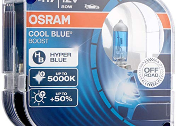 OSRAM 12V H7 80W +50% ΠΕΡΙΣΣΟΤΕΡΟ ΦΩΣ COOL BLUE BOOST® (62210CBB-HCB) 2τμχ