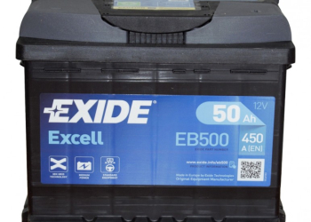 EXIDE EXCELL 50Ah 450AEN (EB500)- Δωρεάν delivery και τοποθέτηση στην Θεσσαλονίκη